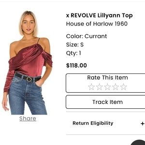 House of Harlow top. Size s